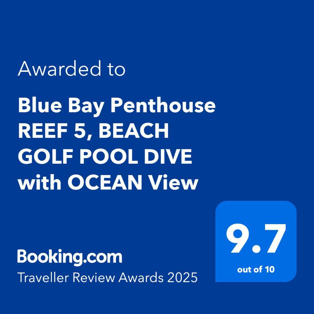 Blue Bay Penthouse Reef 5, Beach Golf Pool Dive With Ocean View Dorp Dorp Sint Michiel エクステリア 写真